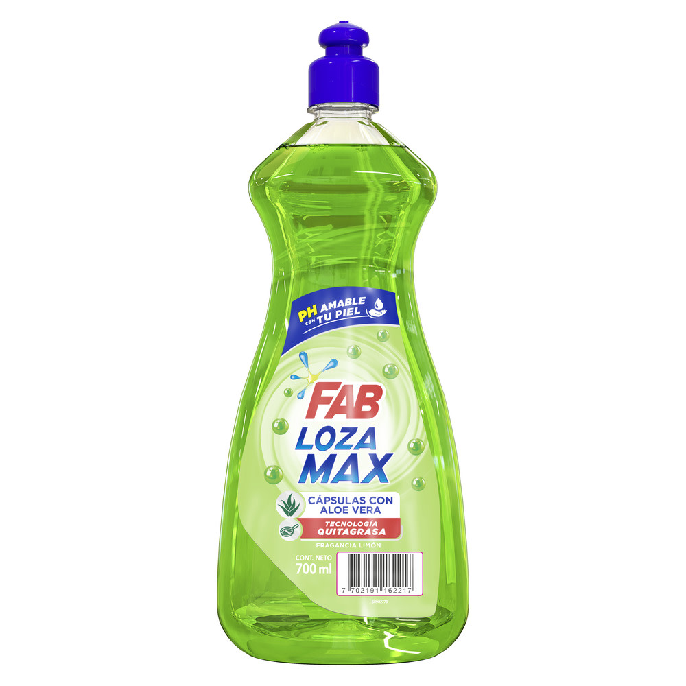 Fab Lozamax Limón Botella pack shot