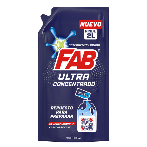 FAB Ultra Concentradopara preparar (Repuesto para preparar)
Botón: 330ml