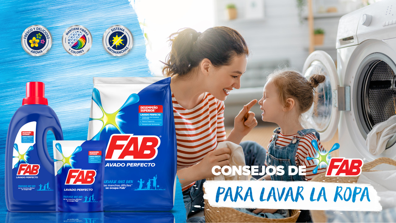 para lavar la ropa | Fab jabón quitamanchas Fab