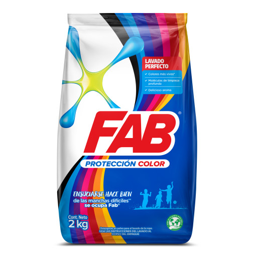 FAB polvo Protección color pack shot