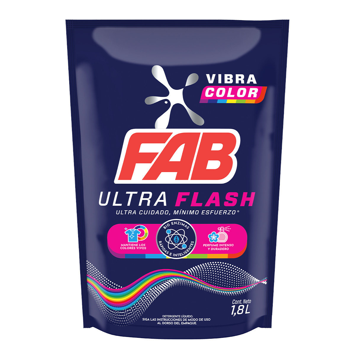 FAB Líquido Ultra Flash Vibra Color Doypack pack shot 