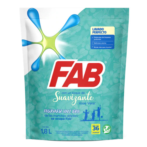 FAB Líquido Toque de Suavizante Aloe Vera Doypack pack shot