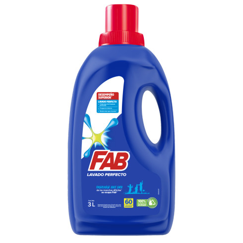 Fab Líquido Lavado Perfecto Botella pack shot