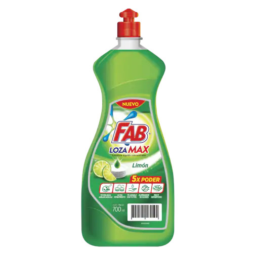 Fab Lozamax Limón Botella pack shot